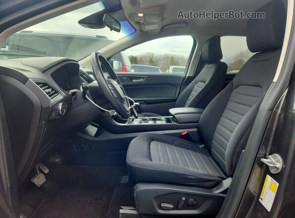 2FMPK4G95LBB16992 2020 FORD EDGE Gray Vista interior delantera