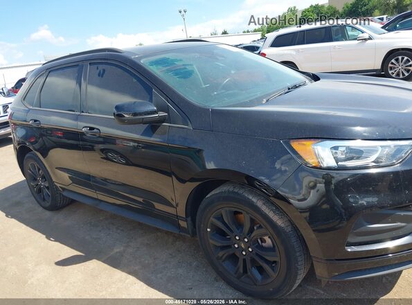 2FMPK4G95PBA04022 2023 FORD EDGE Black Vista interior trasera