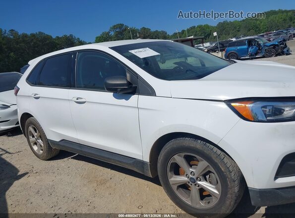 2FMPK4G97KBB73287 2019 FORD EDGE White Vista interior trasera
