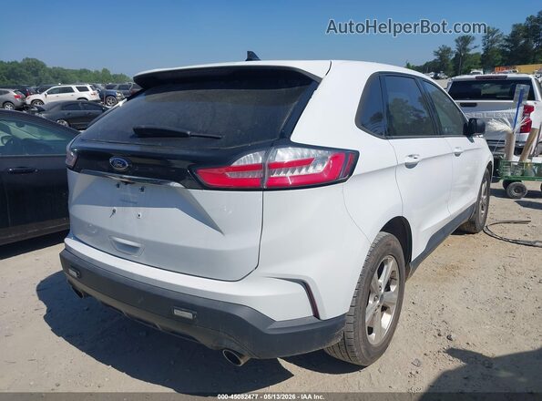 2FMPK4G97KBB73287 2019 FORD EDGE White Trasero derecho