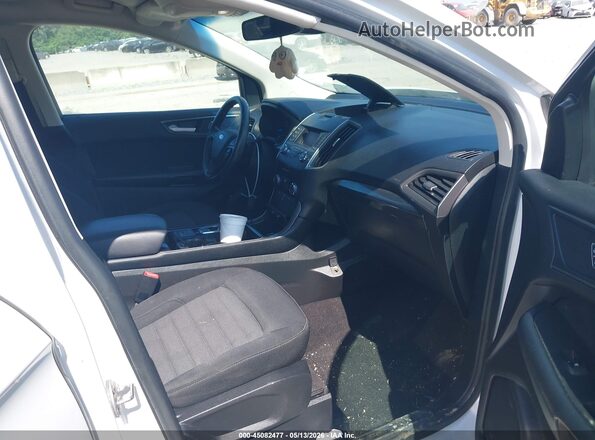 2FMPK4G97KBB73287 2019 FORD EDGE White Vista interior delantera