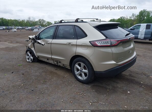 2FMPK4G99HBC61329 2017 FORD EDGE Gold Rear left