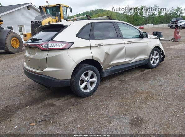 2FMPK4G99HBC61329 2017 FORD EDGE Gold Rear right