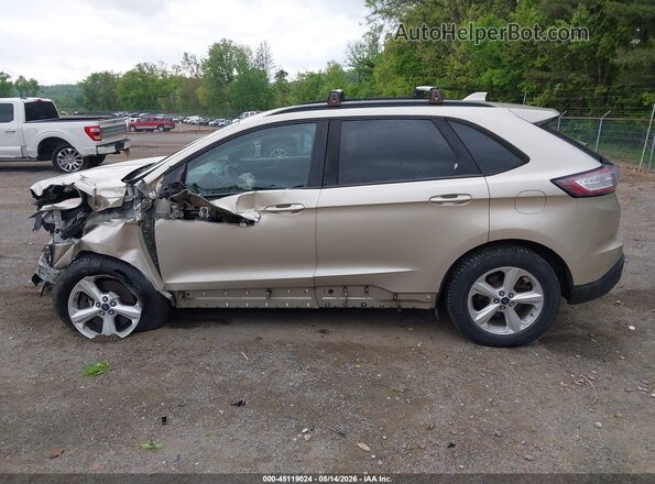 2FMPK4G99HBC61329 2017 FORD EDGE Gold 