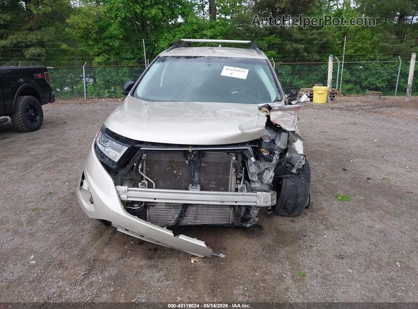 2FMPK4G99HBC61329 2017 FORD EDGE Gold Rear interior view