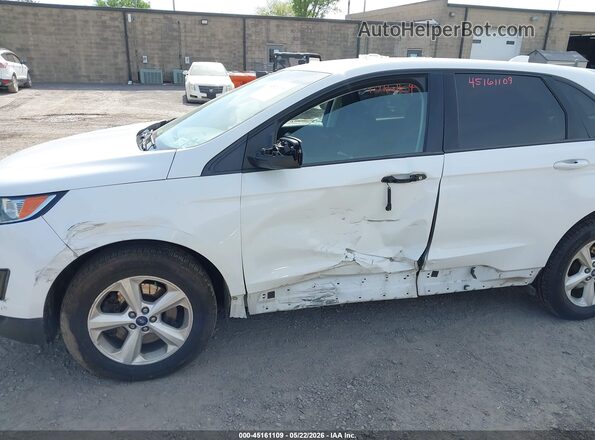 2FMPK4G99JBC04182 2018 FORD EDGE White Вид спереду