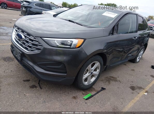 2FMPK4G99KBC50161 2019 FORD EDGE Gray Առջևի ձախ երեք քառորդ տեսարան