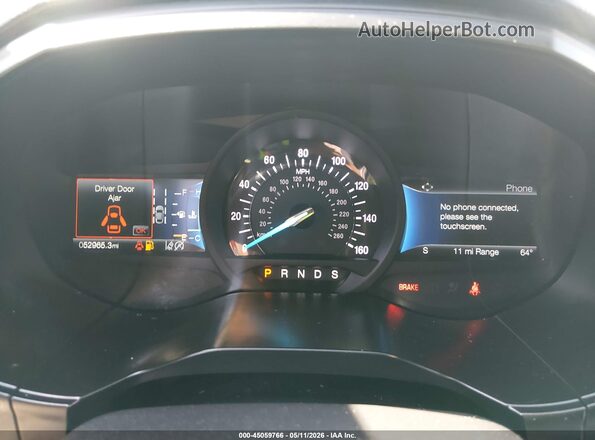 2FMPK4G99NBA27557 2022 FORD EDGE Black უკანა სავარძლების ხედი