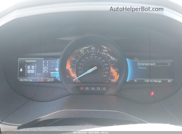 2FMPK4G99NBB08736 2022 FORD EDGE Blue Вид задніх сидінь