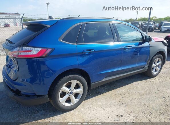 2FMPK4G99NBB08736 2022 FORD EDGE Blue Задня права чверть