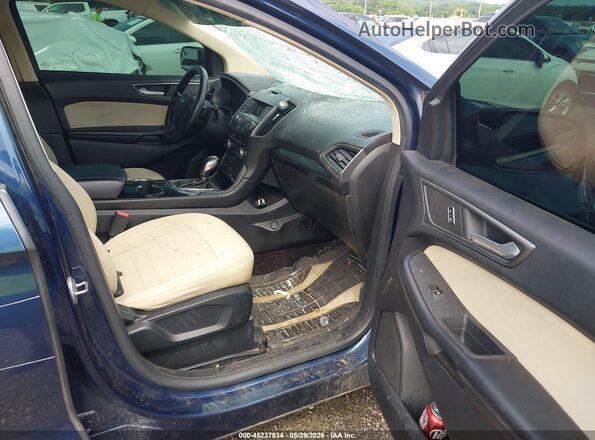 2FMPK4G9XHBB46397 2017 FORD EDGE Blue Vista interior delantera