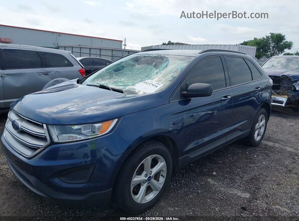 2FMPK4G9XHBB46397 2017 FORD EDGE Blue Vista tres cuartos delantera izquierda