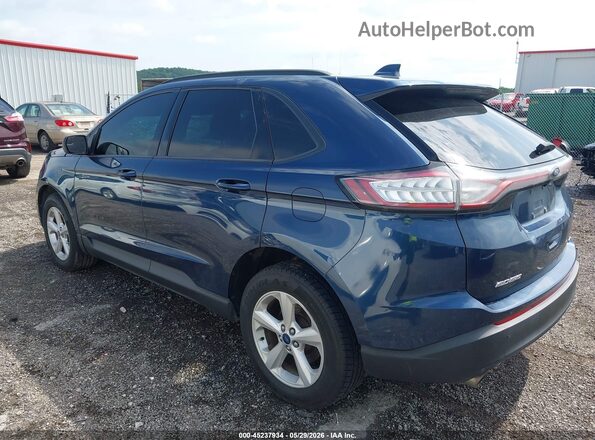 2FMPK4G9XHBB46397 2017 FORD EDGE Blue Trasero izquierdo