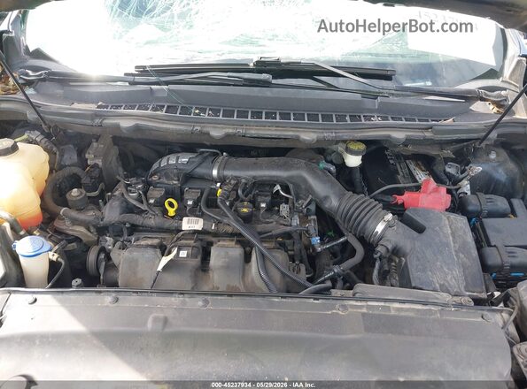 2FMPK4G9XHBB46397 2017 FORD EDGE Blue Vista trasera
