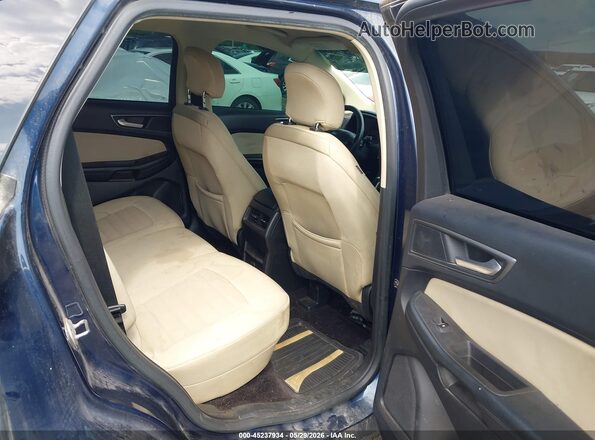 2FMPK4G9XHBB46397 2017 FORD EDGE Blue Vista de la etiqueta del VIN