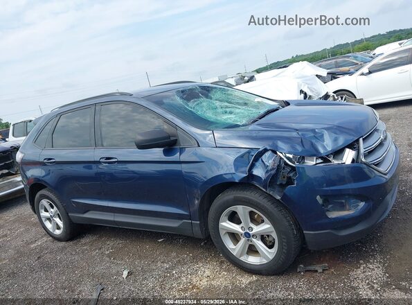 2FMPK4G9XHBB46397 2017 FORD EDGE Blue Vista del cuadro de instrumentos