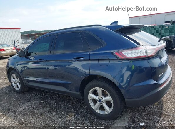 2FMPK4G9XHBB46397 2017 FORD EDGE Blue Vista interior trasera