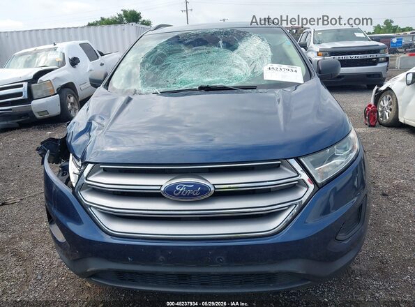 2FMPK4G9XHBB46397 2017 FORD EDGE Blue Vista del salpicadero