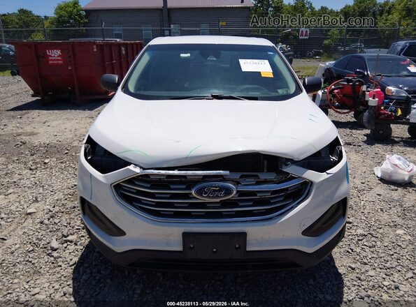 2FMPK4G9XKBB12466 2019 FORD EDGE White Widok wnętrza z tyłu