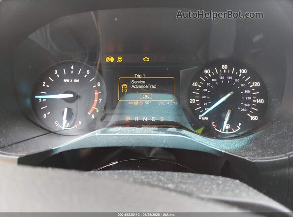 2FMPK4G9XKBB12466 2019 FORD EDGE White Widok tylnych siedzeń