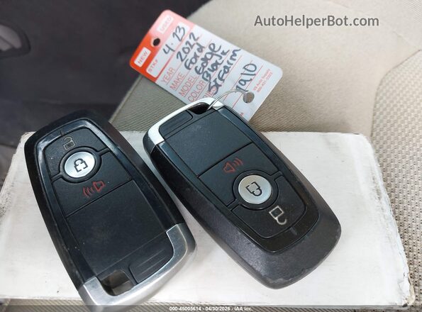 2FMPK4G9XNBA23761 2022 FORD EDGE Black Vista del salpicadero