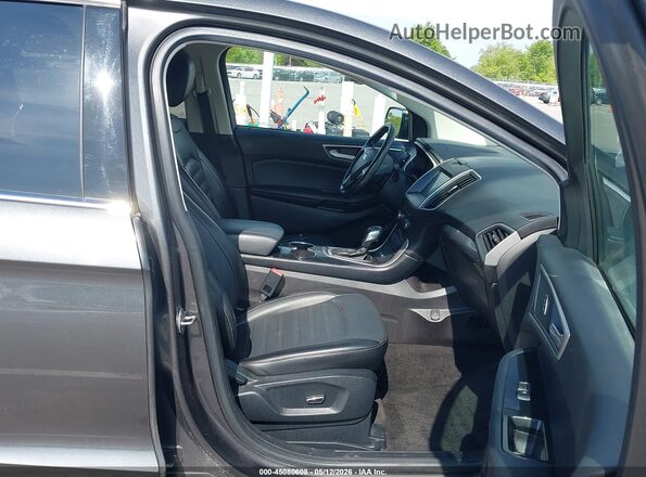 2FMPK4J81JBB14914 2018 FORD EDGE Gray Widok wnętrza z przodu