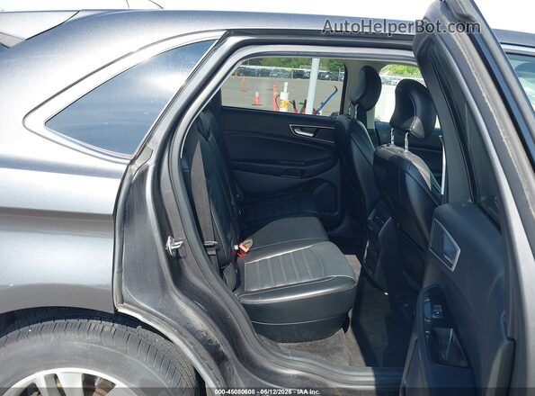 2FMPK4J81JBB14914 2018 FORD EDGE Gray Widok naklejki z numerem VIN