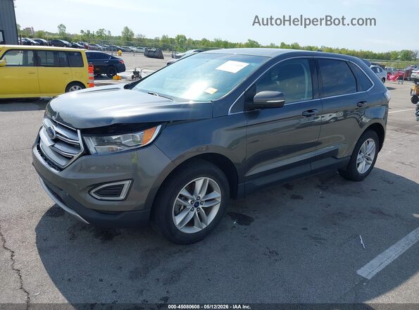 2FMPK4J81JBB14914 2018 FORD EDGE Gray Przód lewy