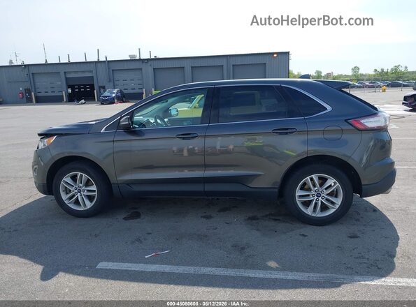 2FMPK4J81JBB14914 2018 FORD EDGE Gray Widok wnętrza 360 stopni