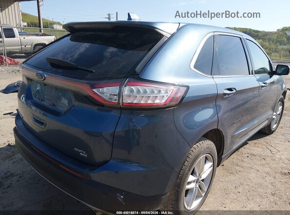 2FMPK4J81JBB49596 2018 FORD EDGE Light Blue Trasero derecho