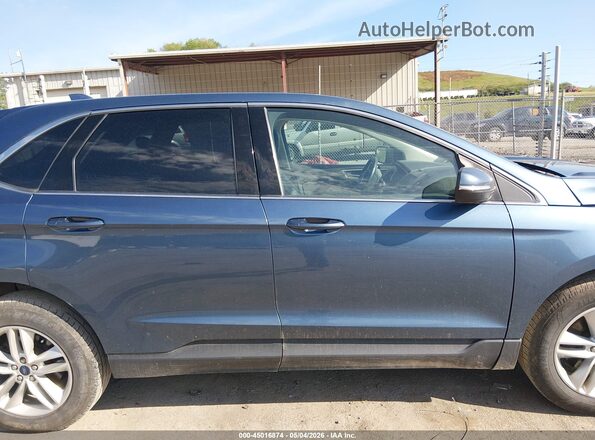 2FMPK4J81JBB49596 2018 FORD EDGE Light Blue Vista interior de 360 grados