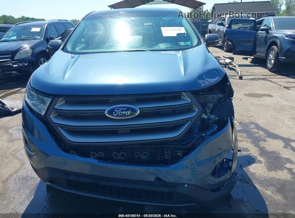 2FMPK4J81JBB70173 2018 FORD EDGE Синий Вид спереди