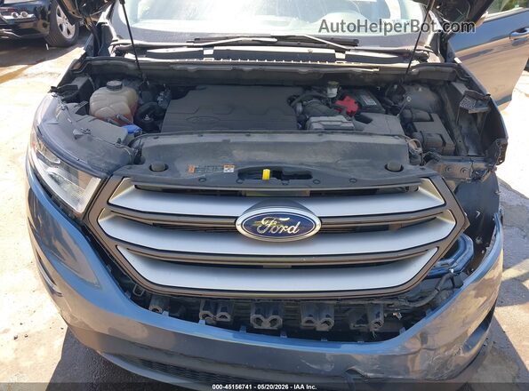 2FMPK4J81JBB70173 2018 FORD EDGE Синий Вид сзади