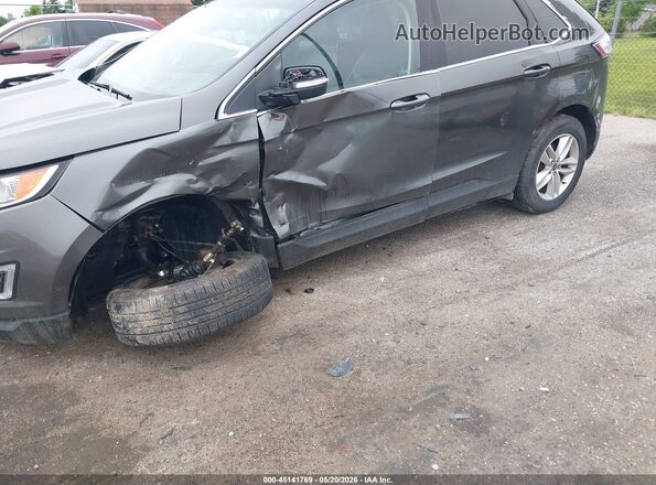 2FMPK4J82GBC64670 2016 FORD EDGE Gray წინა ხედი
