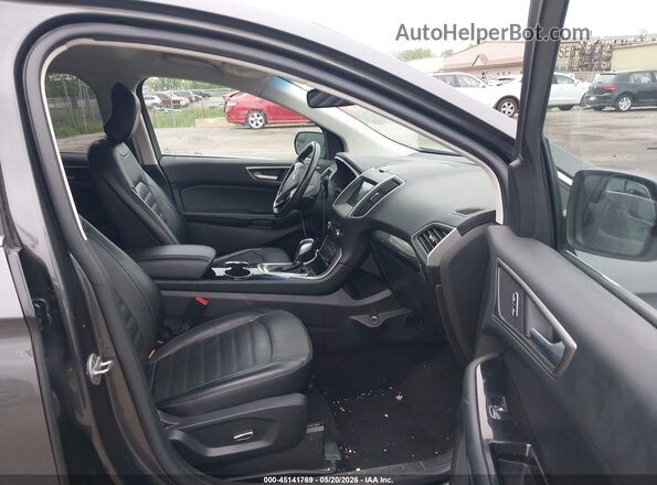 2FMPK4J82GBC64670 2016 FORD EDGE Gray წინა სალონის ხედი