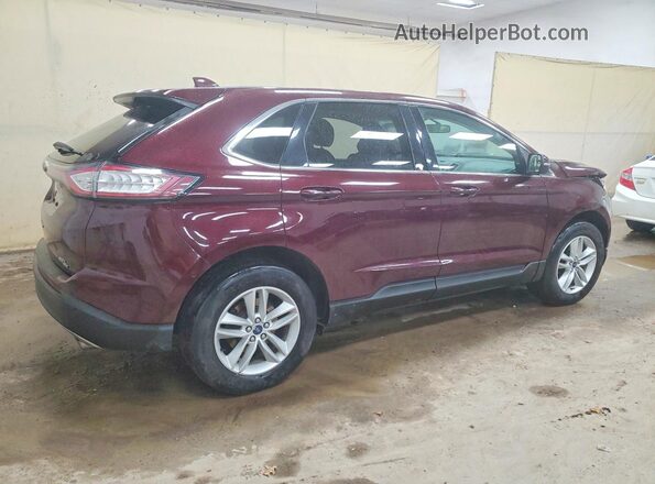 2FMPK4J82HBB84190 2017 FORD EDGE Burgundy Rear right