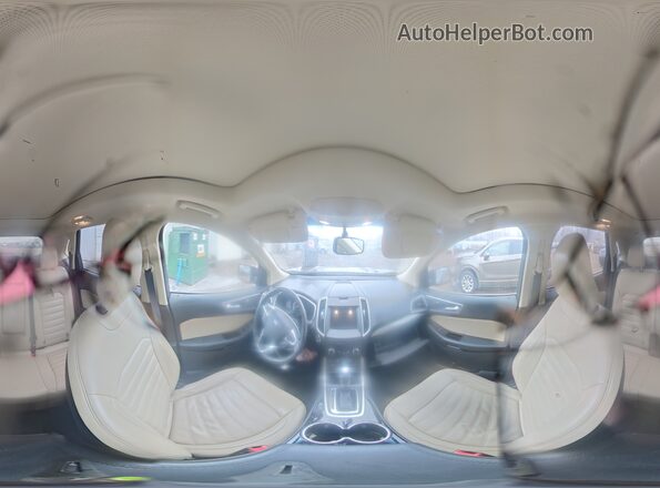 2FMPK4J82HBB84190 2017 FORD EDGE Burgundy 360 interior view