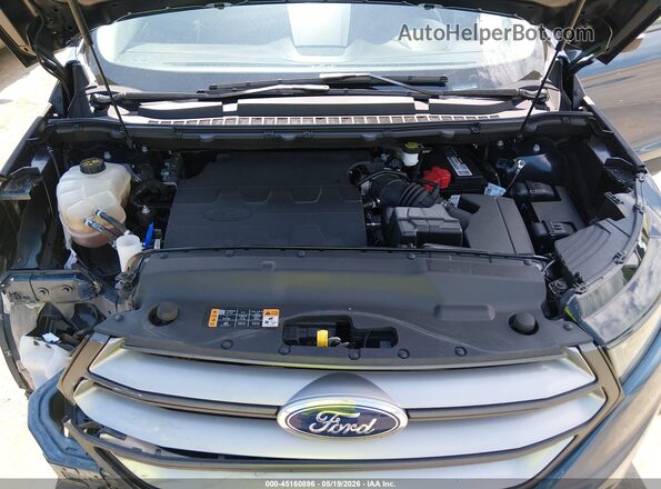 2FMPK4J83JBC54463 2018 FORD EDGE Blue Вид ззаду