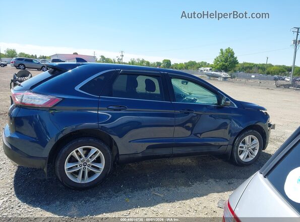 2FMPK4J85HBC48111 2017 FORD EDGE Blue Սալոնի հետևի տեսք