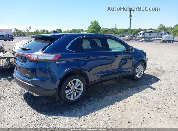 2FMPK4J85HBC48111 2017 FORD EDGE Blue Հետևի աջ