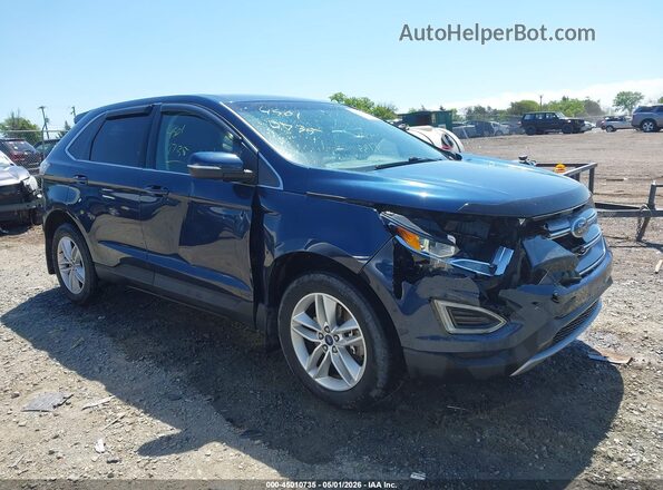 2FMPK4J85HBC48111 2017 FORD EDGE Blue Դիմացի տեսք