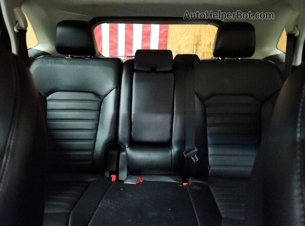 2FMPK4J85JBB12812 2018 FORD EDGE Burgundy უკანა სავარძლების ხედი