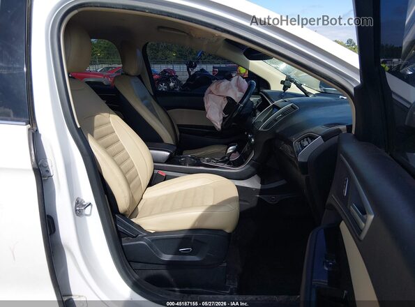 2FMPK4J87GBB67237 2016 FORD EDGE White წინა სალონის ხედი