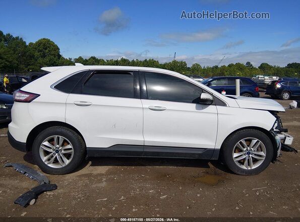 2FMPK4J87GBB67237 2016 FORD EDGE White უკანა სალონის ხედი