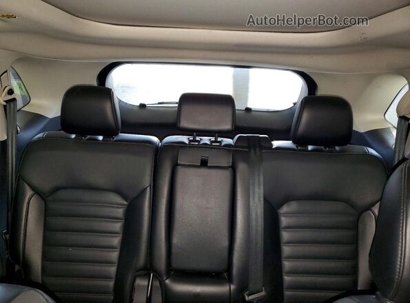 2FMPK4J88HBB09266 2017 FORD EDGE Blue Вид задніх сидінь