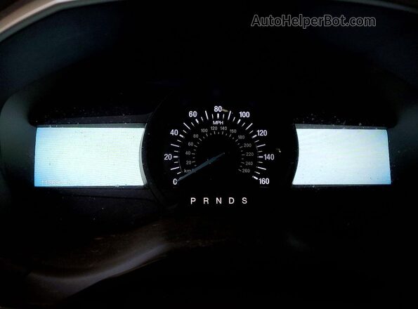 2FMPK4J88HBB09266 2017 FORD EDGE Blue Вид щитка приладів