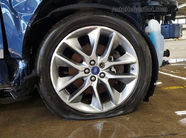 2FMPK4J88HBB09266 2017 FORD EDGE Blue 