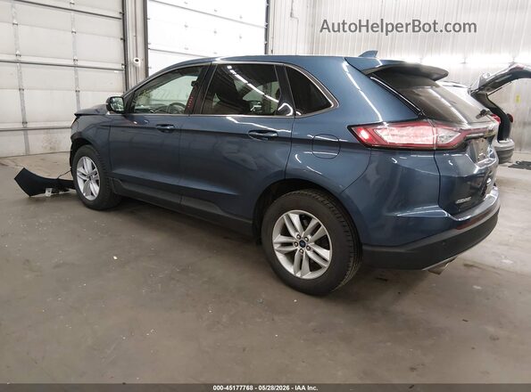 2FMPK4J88JBB59932 2018 FORD EDGE Blue Հետևի ձախ