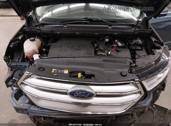 2FMPK4J88JBB59932 2018 FORD EDGE Blue Հետևի տեսք
