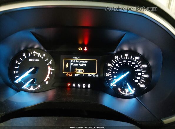 2FMPK4J88JBB59932 2018 FORD EDGE Blue Հետևի նստատեղերի տեսք